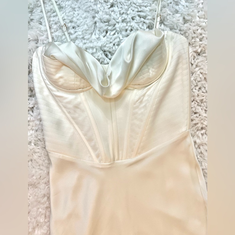 House of CB satin corset dress